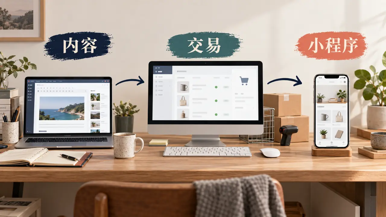 内容、交易与小程序的三层边界