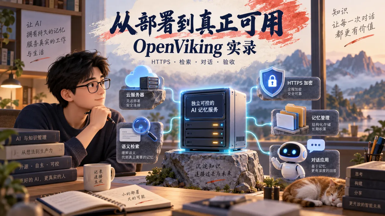 OpenViking 部署实录：从部署到真正可用