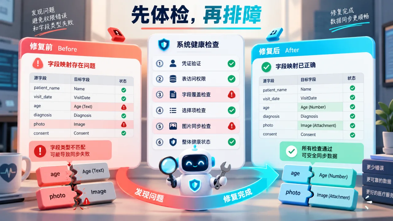 先体检再排障